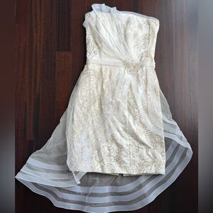 Alex Teih Couture Strapless Dress